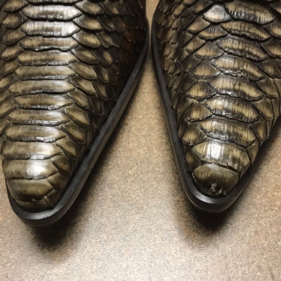 102 Battaglia Reptile Ankle Boots sz 37.5 - Picture 7 of 8